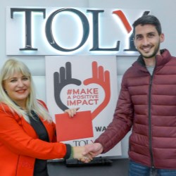 Toly Makes a Positive Impact this Valentines Day.